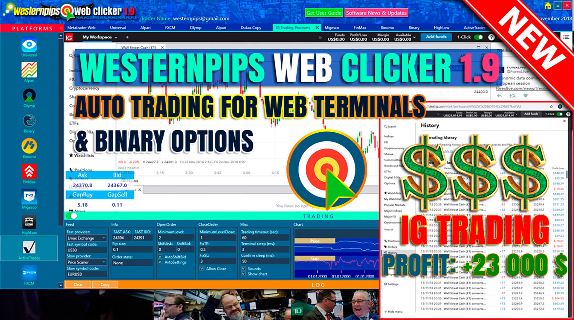 clickers for forex